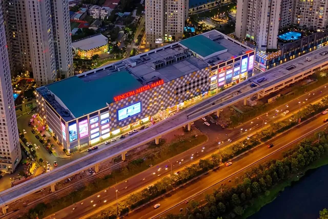tiện ích ngoại khu Vincom Mega Mall Thảo Điền